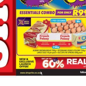 Bread at Shoprite