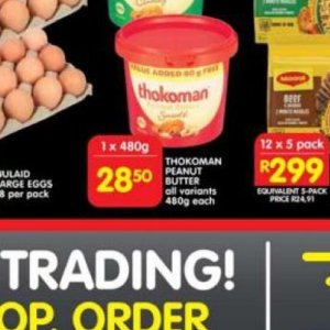 Butter at Shoprite