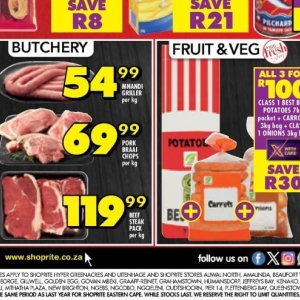 Pork at Shoprite