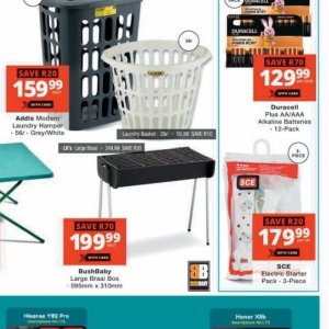 Laundry basket at Checkers