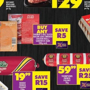 Bacon at Shoprite