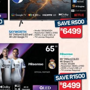 TV set at Pick n Pay Hyper