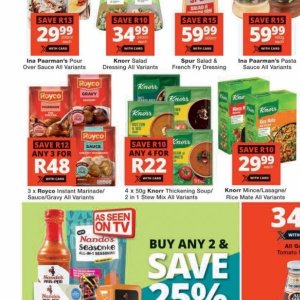 Marinade at Checkers