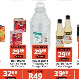 Vinegar at Checkers