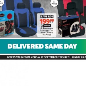 Seat cover at Checkers Hyper