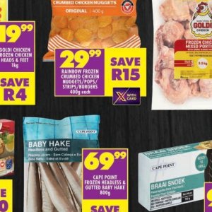 Burgers at Shoprite