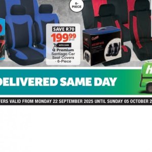 Car seat at Checkers Hyper