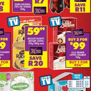 Coffee at Shoprite