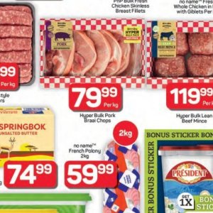 Pork at Pick n Pay Hyper