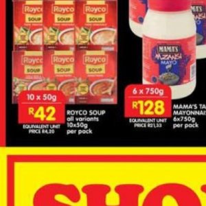 Soup at Shoprite