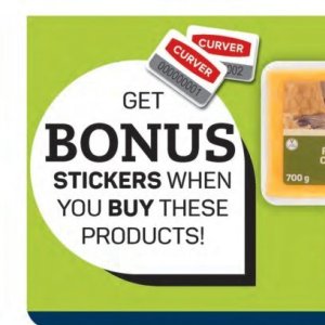 Stickers at Pick n Pay Hyper