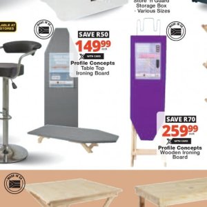 Ironing board at Checkers Hyper