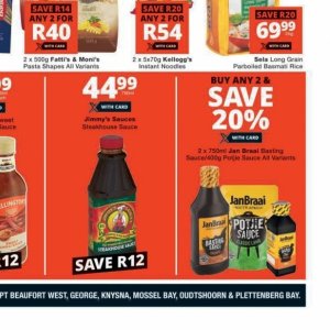 Sauces at Checkers