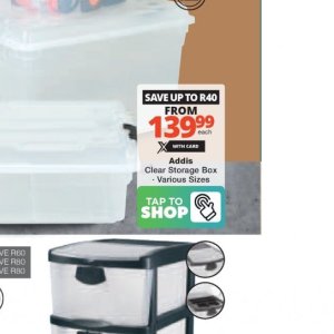 Storage box at Checkers Hyper