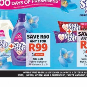 Softener at Checkers