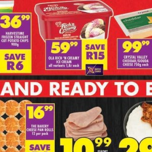Ice cream at Shoprite