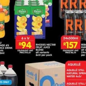 Juice at Shoprite