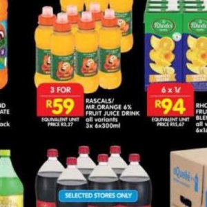 Juice at Shoprite
