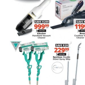 Vacuum cleaner at Checkers Hyper