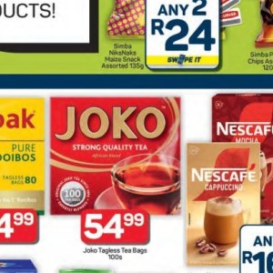Tea at Pick n Pay Hyper