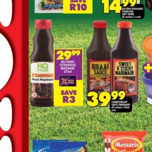 Marinade at Shoprite