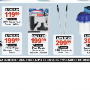 Vacuum cleaner at Checkers Hyper