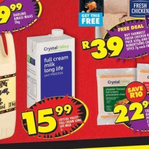 Cream at Shoprite