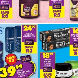 Hair spray at Shoprite