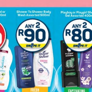 Shower at Pick n Pay Hyper