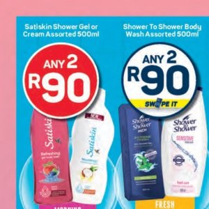 Shower gel at Pick n Pay Hyper