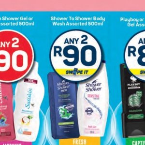 Shower at Pick n Pay Hyper