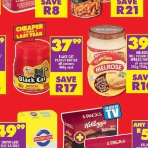 Peanut butter at Shoprite