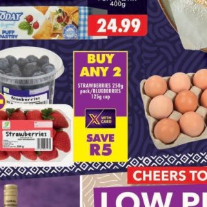Strawberries at Shoprite