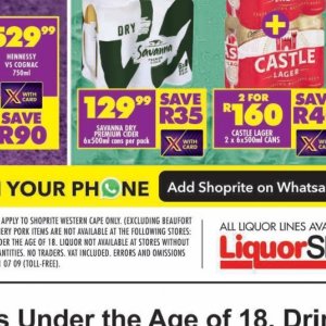 Cider at Shoprite