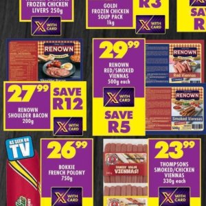 Bacon at Shoprite