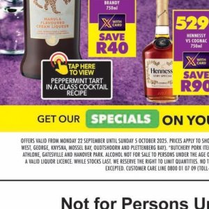 Cocktail at Shoprite