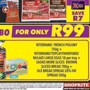 Eggs at Shoprite