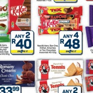 Chocolate at Pick n Pay Hyper