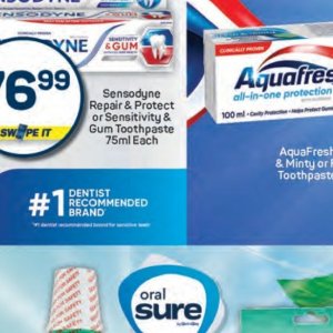 Toothpaste aquafresh  at Pick n Pay Hyper