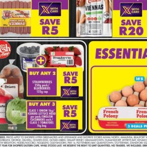 Strawberries at Shoprite