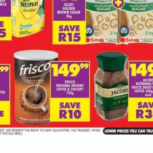 Coffee at Shoprite