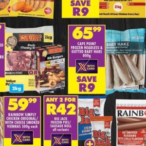 Burgers at Shoprite