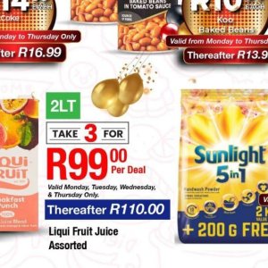 Juice at Take n Pay