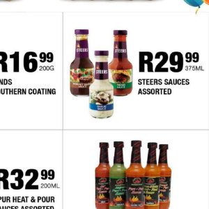 Sauces at Take n Pay