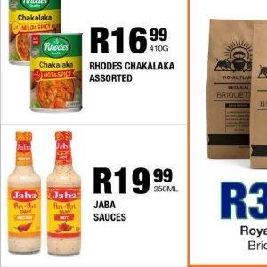Sauces at Take n Pay