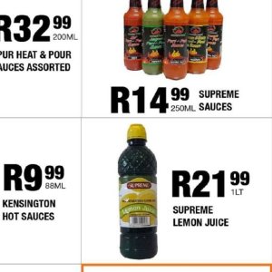 Sauces at Take n Pay