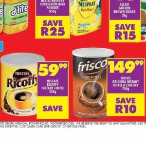 Coffee at Shoprite