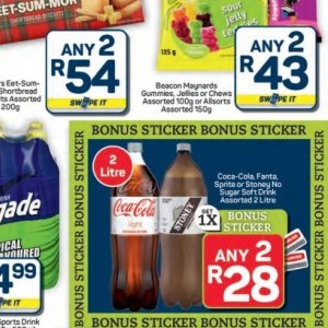 Cola at Pick n Pay Hyper