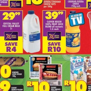 Cream at Shoprite