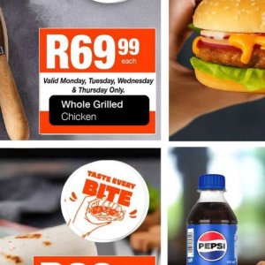 Grilled chicken at Take n Pay